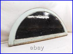 1800's Stained Glass WINDOW Round Top VICTORIAN Style Textured Glass ORIGINAL