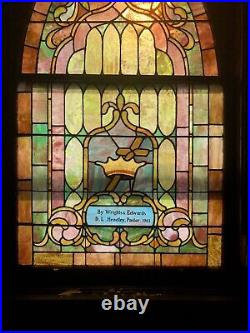 1903 stain glass window