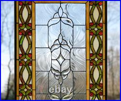 20W x 34H Handcrafted Jeweled stained glass window panel 20W x 34H Handcrafted Jeweled stained glass window panel