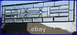 2 Avail- Stained Glass Window Panel-Sidelight/Transom? 36 1/2 X 8 1/2 HMD-US