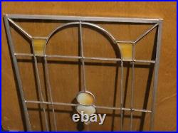 2 Vintage Stained Glass Panel Real Leaded Frame Old 16 x 23 1/2 & (16 x 18)
