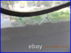 331A Beautiful English Tulip Leaded Stain-Glass Window 21 X 18 1/4 0 S&H Added