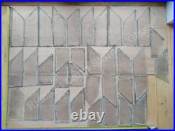 37 muranese / florentine spares for leaded light stained glass window. A1165m