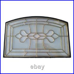 3 Vintage Leaded Clear Glass Window Panel Beveled Frosted Aprox 24.5x15.5 3 Vintage Leaded Clear Glass Window Panel Beveled Frosted Aprox 24.5x15.5