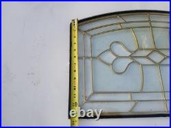 3 Vintage Leaded Clear Glass Window Panel Beveled Frosted Aprox 24.5x15.5 3 Vintage Leaded Clear Glass Window Panel Beveled Frosted Aprox 24.5x15.5