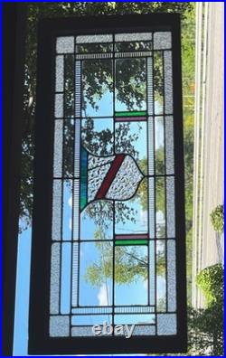 ANTIQUE 1920s SHIELDED STAINED GLASS WINDOW miner's house Nanticoke PA ANTIQUE 1920s SHIELDED STAINED GLASS WINDOW miner's house Nanticoke PA