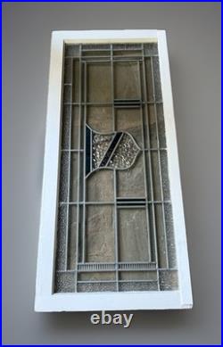 ANTIQUE 1920s SHIELDED STAINED GLASS WINDOW miner's house Nanticoke PA ANTIQUE 1920s SHIELDED STAINED GLASS WINDOW miner's house Nanticoke PA