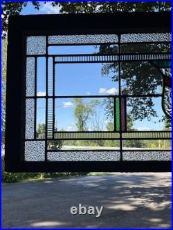 ANTIQUE 1920s SHIELDED STAINED GLASS WINDOW miner's house Nanticoke PA ANTIQUE 1920s SHIELDED STAINED GLASS WINDOW miner's house Nanticoke PA