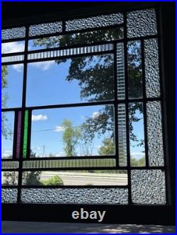 ANTIQUE 1920s SHIELDED STAINED GLASS WINDOW miner's house Nanticoke PA ANTIQUE 1920s SHIELDED STAINED GLASS WINDOW miner's house Nanticoke PA