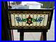 ANTIQUE_AMERICAN_STAINED_GLASS_TRANSOM_WINDOW_40_x_19_SALVAGE_01_xzx
