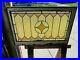 ANTIQUE_STAINED_GLASS_TRANSOM_WINDOW_33_75_x_22_75_ARCHITECTURAL_SALVAGE_01_vj