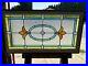 ANTIQUE_STAINED_GLASS_TRANSOM_WINDOW_44_25_x_24_75_ARCHITECTURAL_SALVAGE_01_ksrd