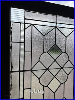 ANTIQUE STAINED GLASS WINDOW 28.25 x 33.5 ARCHITECTURAL SALVAGE ANTIQUE STAINED GLASS WINDOW 28.25 x 33.5 ARCHITECTURAL SALVAGE