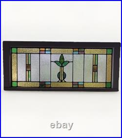 ANTIQUE STAINED GLASS WINDOW, COAL REGION PA, 1920s VG CONDITION ANTIQUE STAINED GLASS WINDOW, COAL REGION PA, 1920s VG CONDITION