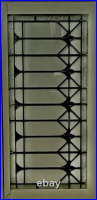 ANTIQUE STAINED GLASS WINDOW, the tulips coal mining region PA 1920s