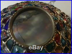 ARTSCRAFT ONLY1ON eBay 30Lb LEADED CHUNK GLASS LAMP SHADE HANDEL TIFFANY QUALITY