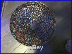 ARTSCRAFT ONLY1ON eBay 30Lb LEADED CHUNK GLASS LAMP SHADE HANDEL TIFFANY QUALITY