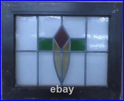 Abstract Geometrical Old English Leaded Stained Glass Window 21.25 X 17.25 Abstract Geometrical Old English Leaded Stained Glass Window 21.25 X 17.25