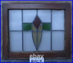 Abstract Geometrical Old English Leaded Stained Glass Window 21.25 X 17.25 Abstract Geometrical Old English Leaded Stained Glass Window 21.25 X 17.25