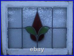 Abstract Midsize Old English Leaded Stained Glass Window 23.25 X 17.75 Abstract Midsize Old English Leaded Stained Glass Window 23.25 X 17.75
