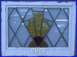 Abstract Midsize Old English Leaded Stained Glass Window 23.75 X 18.25 Abstract Midsize Old English Leaded Stained Glass Window 23.75 X 18.25