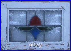 Abstract Old English Leaded Stained Glass Window 18.5 X 13 Abstract Old English Leaded Stained Glass Window 18.5 X 13