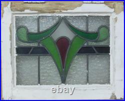 Abstract Old English Leaded Stained Glass Window 18 X 14.5 Abstract Old English Leaded Stained Glass Window 18 X 14.5