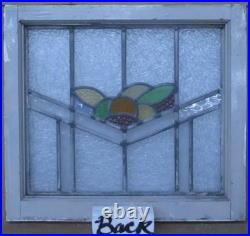 Abstract Old English Leaded Stained Glass Window 20.75 X 19 Abstract Old English Leaded Stained Glass Window 20.75 X 19