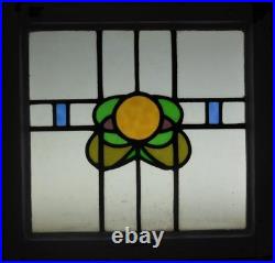 Abstract Old English Leaded Stained Glass Window 20 X 19.25 Abstract Old English Leaded Stained Glass Window 20 X 19.25