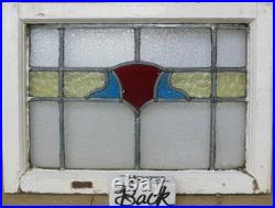 Abstract Old English Leaded Stained Glass Window 22 X 16 Abstract Old English Leaded Stained Glass Window 22 X 16