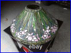 Antique 20 Duffner Leaded glass Lamp shade, Tiffany, handel, Pairpoint Era