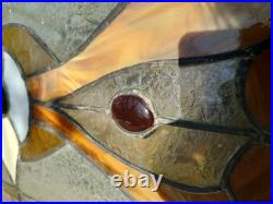 Antique Architectural Salvage Transom Window Leaded Stained Glass 53x23 Framed Antique Architectural Salvage Transom Window Leaded Stained Glass 53x23 Framed