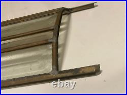 Antique Art Deco Leaded Glass Sconce Lantern Shade 18 x 8