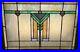 Antique_Arts_Crafts_Chicago_Bungalow_34x25_Stained_Leaded_Glass_Transom_Window_01_gt