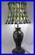 Antique_Asian_Champleve_Bronze_Table_Lamp_Leaded_Stained_Glass_Shade_with_Jewels_01_oibt