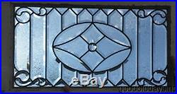 Antique Beveled Leaded Glass Transom Window 35 by 20 Circa 1900