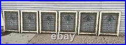 Antique Chicago Bungalow Stained Leaded Glass Window Circa 1920 34x26