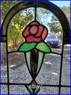 Antique Chicago Stained Glass Window Architectural Salvage