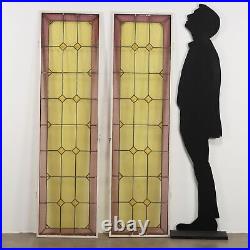 Antique Church Windows Art Nouveau Glass Italy XX Century Original