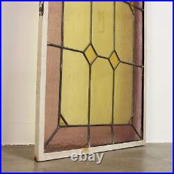 Antique Church Windows Art Nouveau Glass Italy XX Century Original