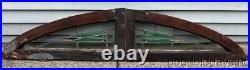 Antique Circa 1920 Stained Leaded Glass Transom Window from Chicago Antique Circa 1920 Stained Leaded Glass Transom Window from Chicago