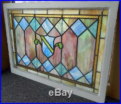 Antique Colorful Stained Glass Window