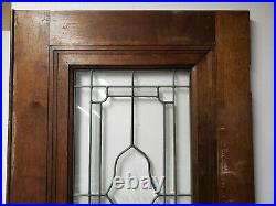Antique Door With Beveled Leaded Glass Architectural Salvage
