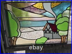 Antique English Stained Glass Window