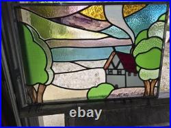 Antique English Stained Glass Window