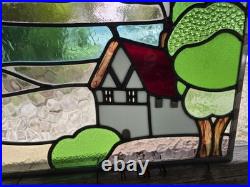 Antique English Stained Glass Window