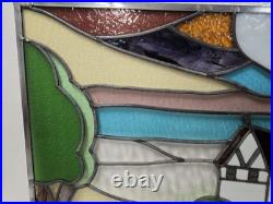 Antique English Stained Glass Window