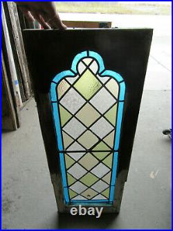 Antique Gothic Stained Glass Window 16 X 40 1 Of 2 Architectural Salvage