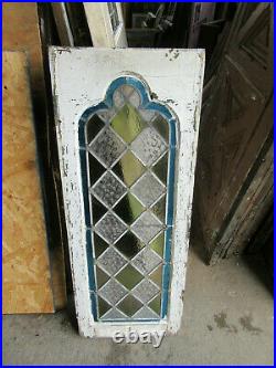 Antique Gothic Stained Glass Window 16 X 40 2 Of 2 Architectural Salvage