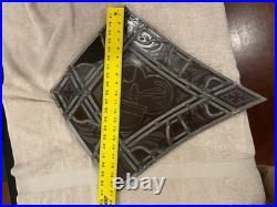 Antique Hand Painted & Leaded Stained Glass Church Window Panel Antique Hand Painted & Leaded Stained Glass Church Window Panel